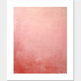 Blush Pink Abstract Ombre Boho Posters and Art